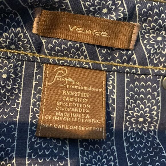 Paige Venice Low Rise Straight Leg Jeans| Size 28 - Picture 8 of 8